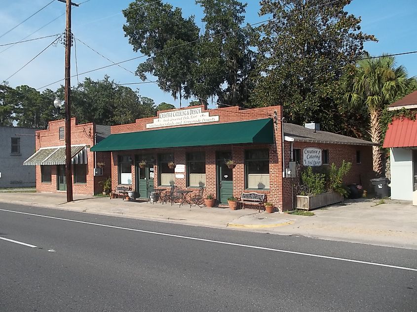Historic district in Woodbine, Georgia