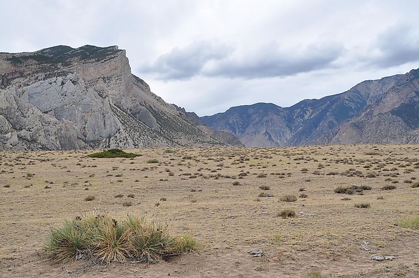 The landscape surrounding Clark, Wyoming. 