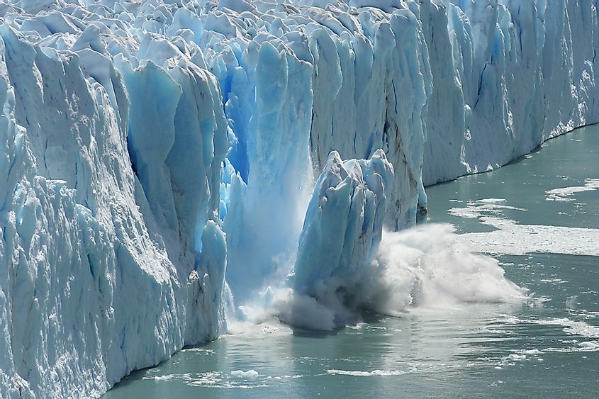 Antarctic Melting Glacier 