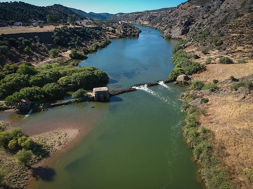 Guadiana River in Portugal