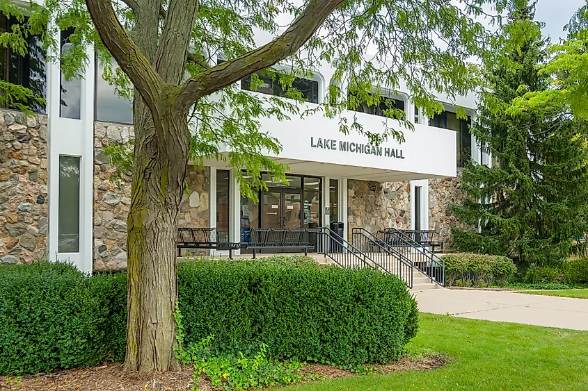 Grand Valley State University campus in Allendale, Michigan.