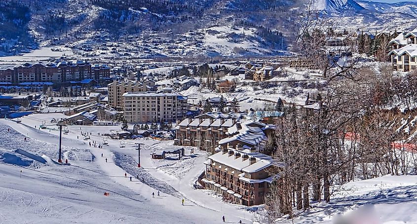 Steamboat Springs ski area, Colorado