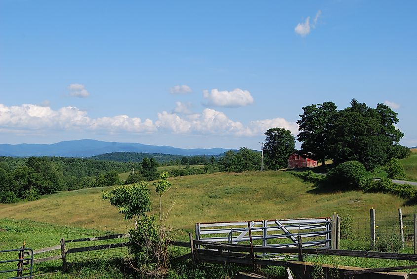 Countryside scenes near Greenwich, New York.