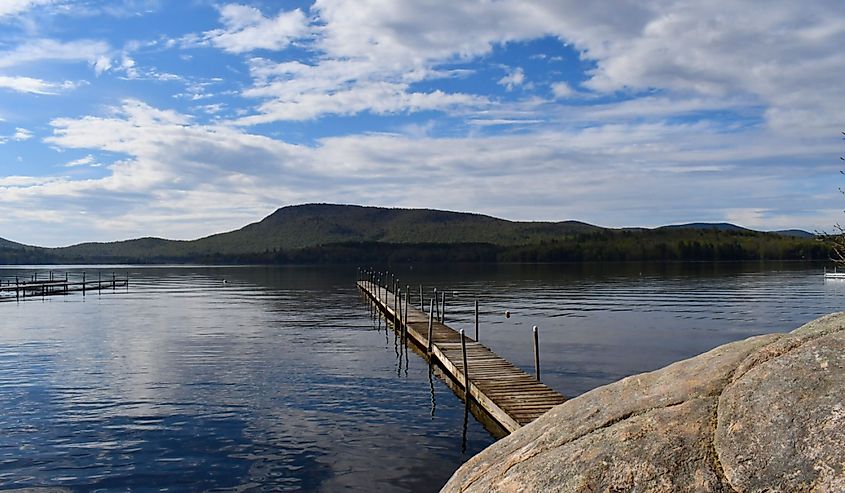 Lake Pleasant in Speculator New York lake in the Adirondacks