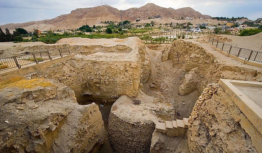 Old ruins and remains in Jericho 
