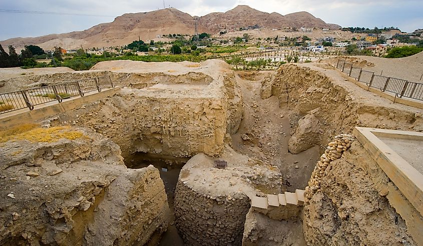 Old ruins and remains in Jericho 