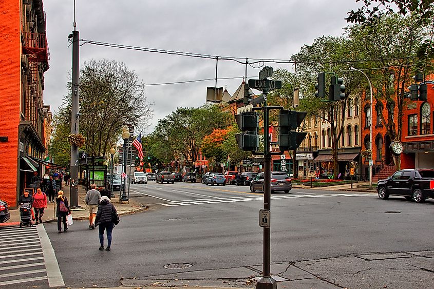 Downtown Saratoga Springs, New York