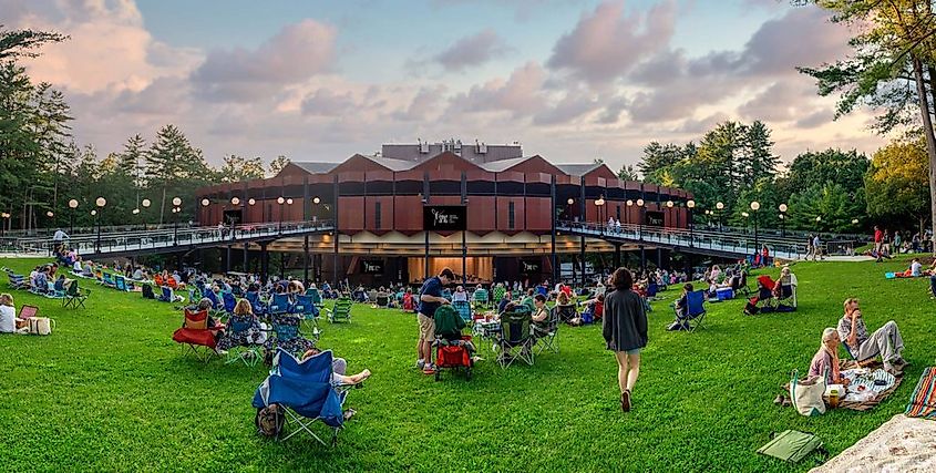 SPAC Amphitheater in Saratoga Springs, New York.