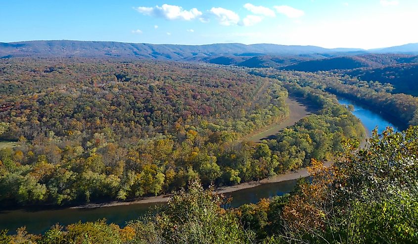 Potomac River from Green Ridge State Forest, Maryland.