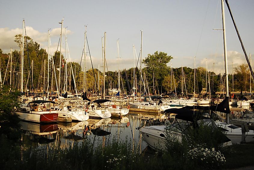 Marina in Bayfield, Ontario