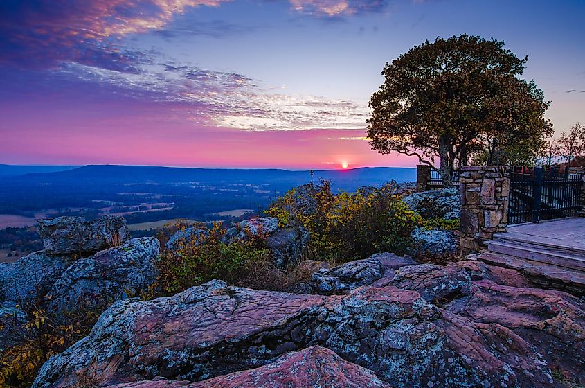 Petit Jean Mountain State Park in ARkansas state of US.
