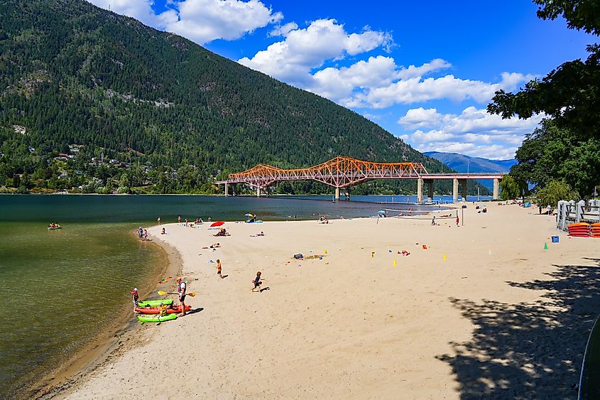 Kootenay Lake in Nelson, British Columbia