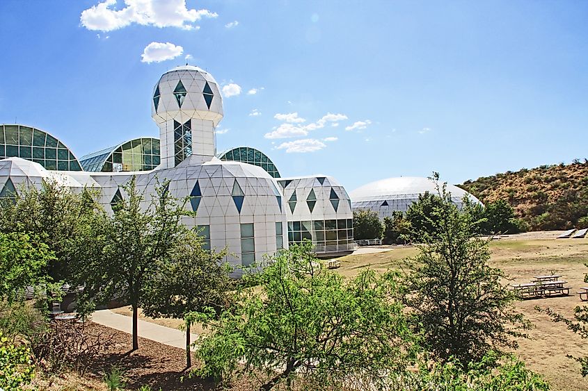 The University of Arizona’s Biosphere 2 Research Center in Tucson, Arizona