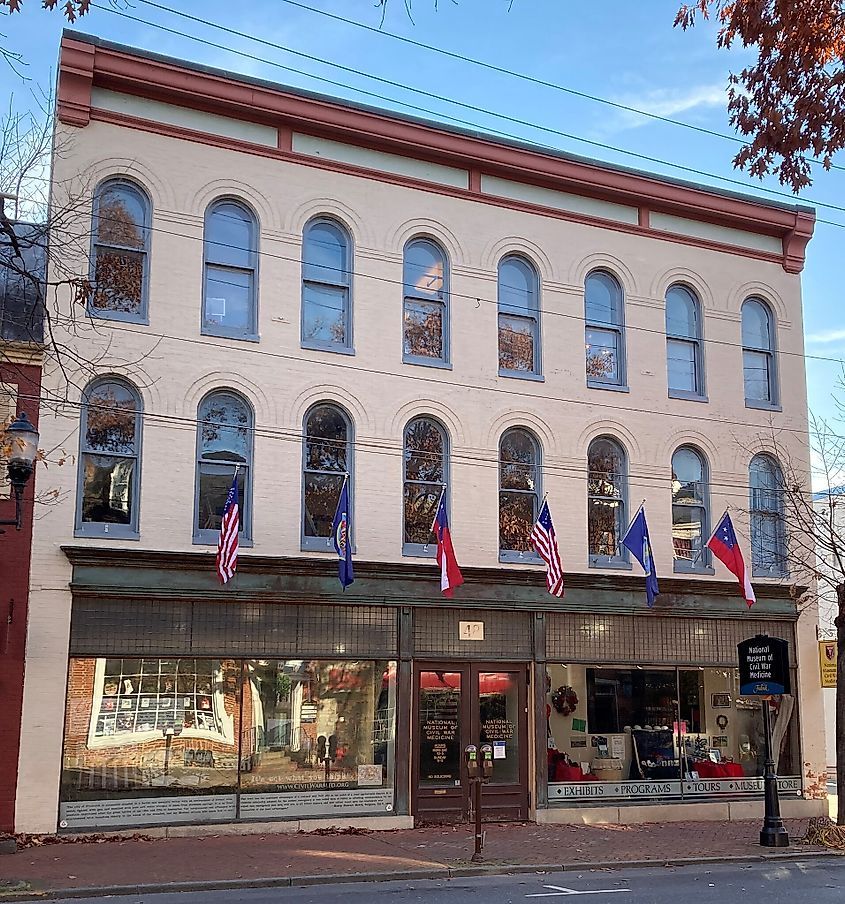 Front of the National Museum of Civil War Medicine.