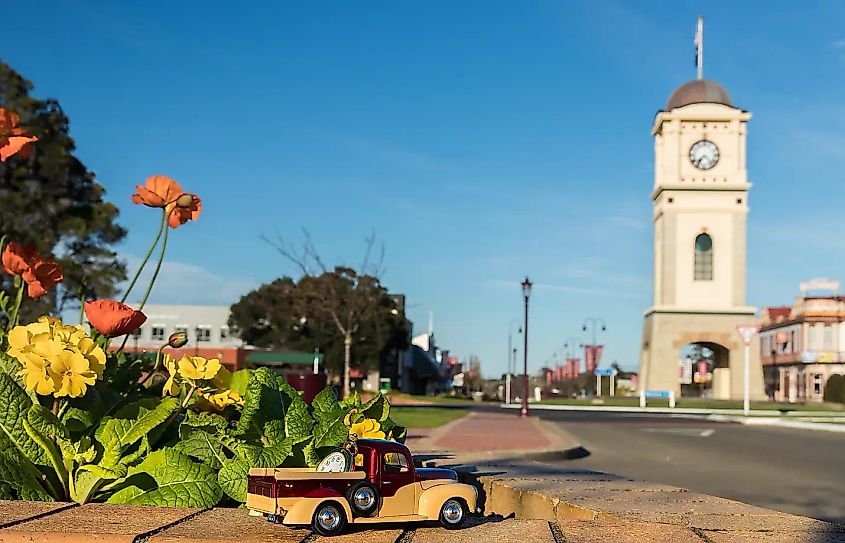 Toy truck in Fielding, New Zealand 