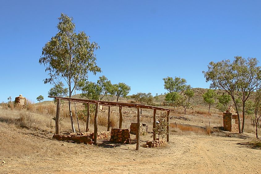 The ruins of Old Halls Creek near Halls Creek.