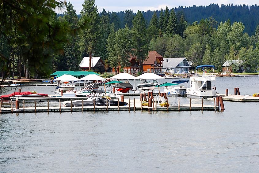 The marina in McCall, Idaho.