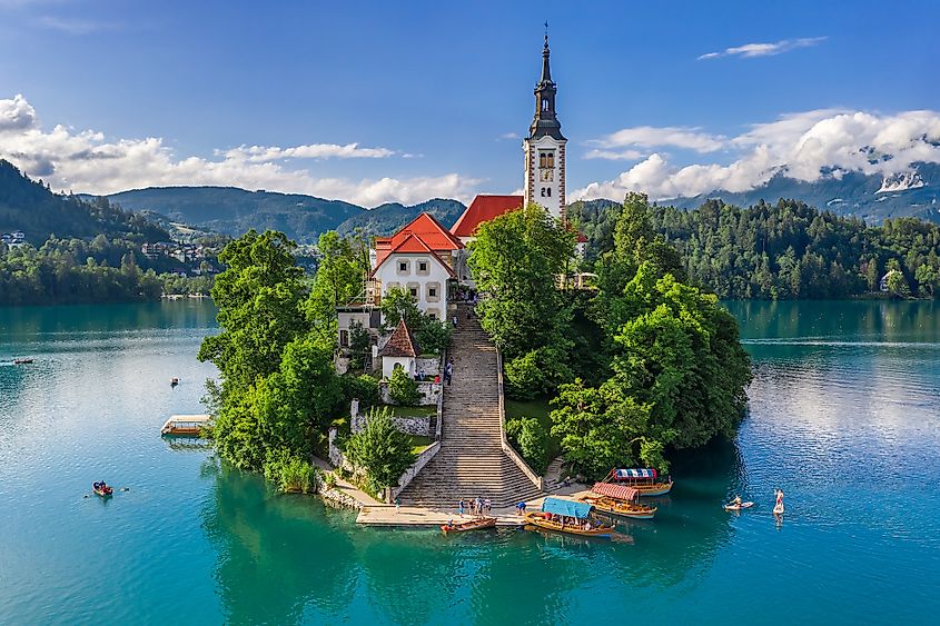 Bled island lake bled