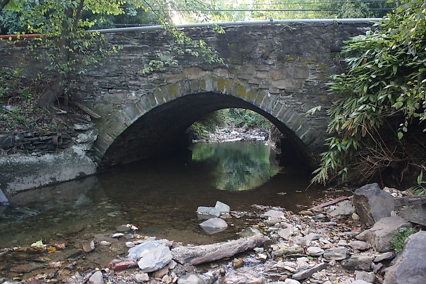 Trinity Lane Bridge in Upper Merion Township, Pennsylvania.