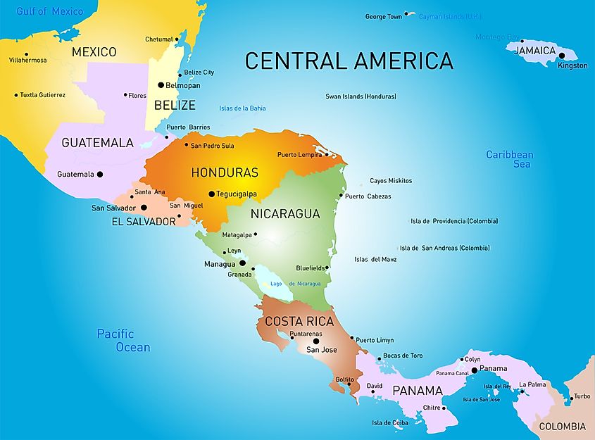 Parts of Central American and the Caribbean, as well as Mexico, had a much better integration of native communities, which played a bigger role in the political systems of the culture.