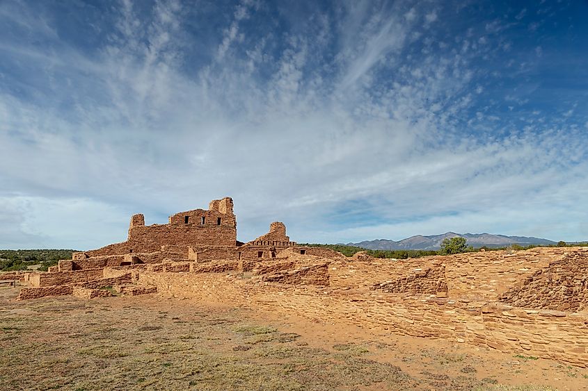 Abo Ruins at Salinas Pueblo Missions National Monument, New Mexico.