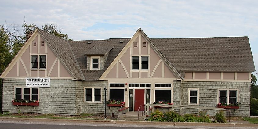 The Cross River Heritage Center in Schroeder, Minnesota