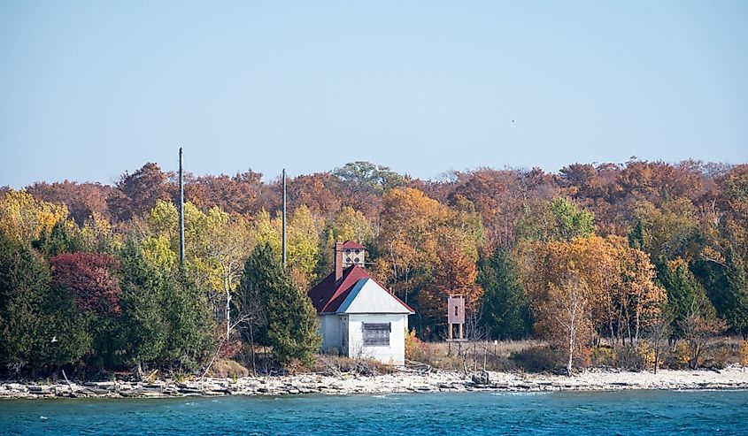 House on the Washington Island, Wisconsin.