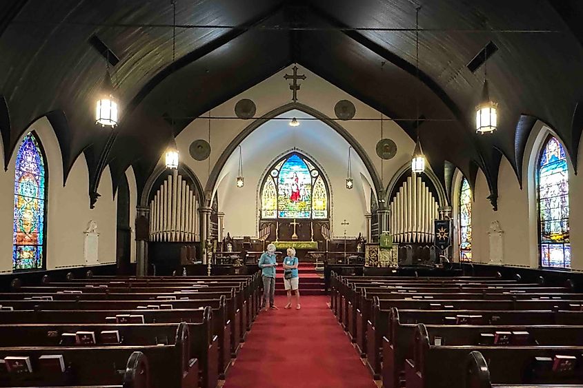 Joyce can open church doors Image Credit Bryan Dearsley