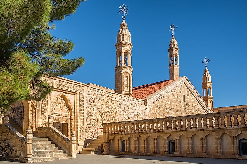 Mor Gabriel Syriac Monastery in Midyat Town, Mardin, Turkey.