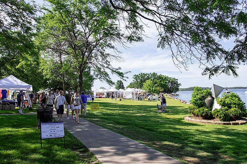 Excelsior on the shore of Lake Minnetonka.