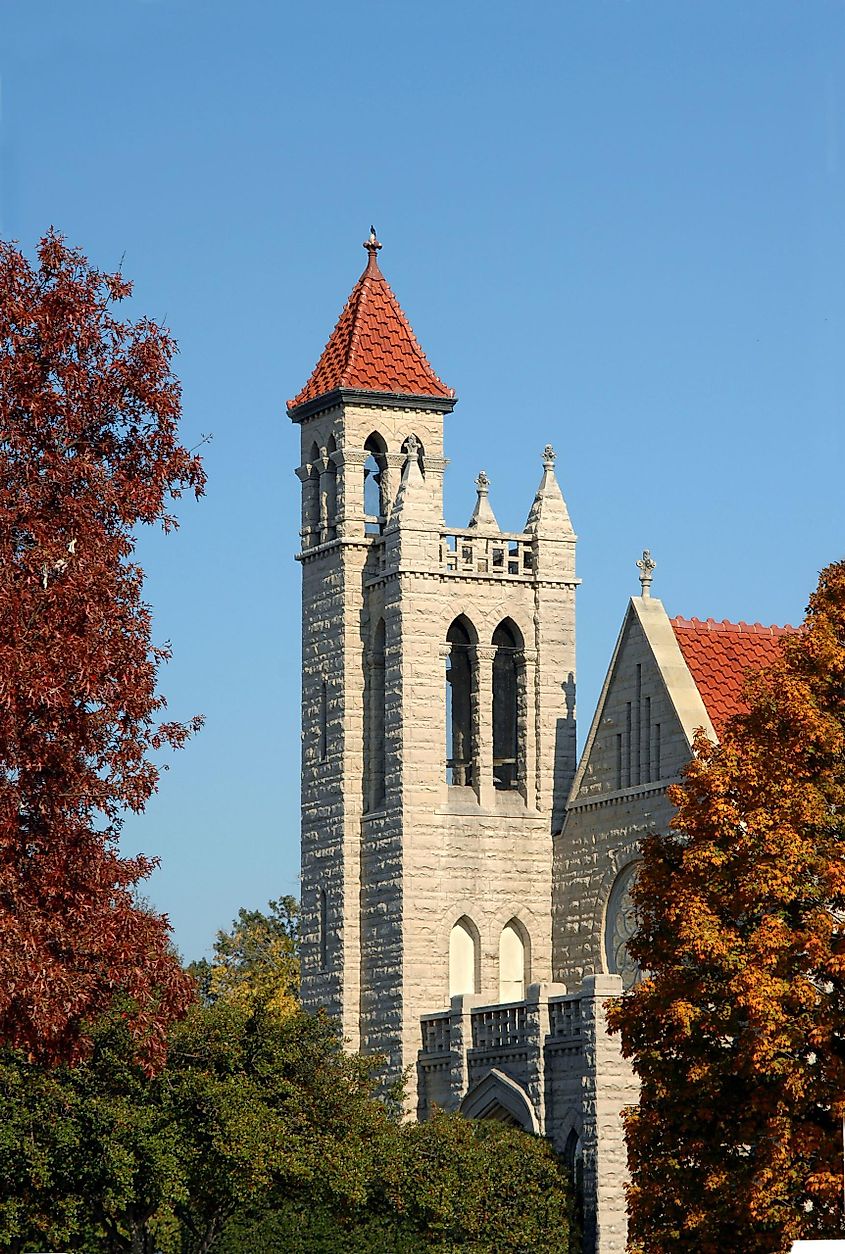 First Presbyterian Church in downtown Fort Smith, Arkansas