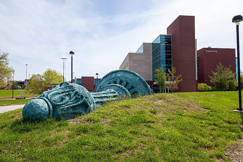 Public art on the campus of Southern Illinois University, Edwardsville, Illinois