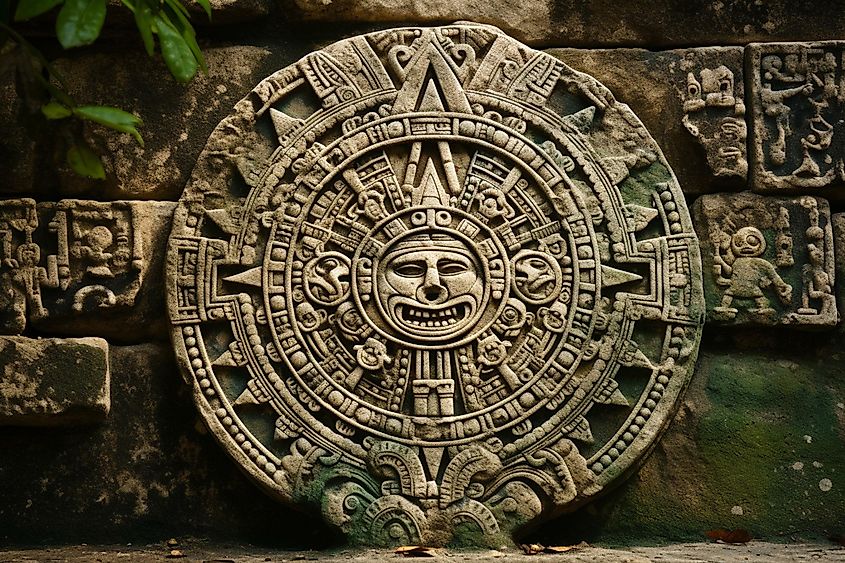 Ancient Mayan calendar.