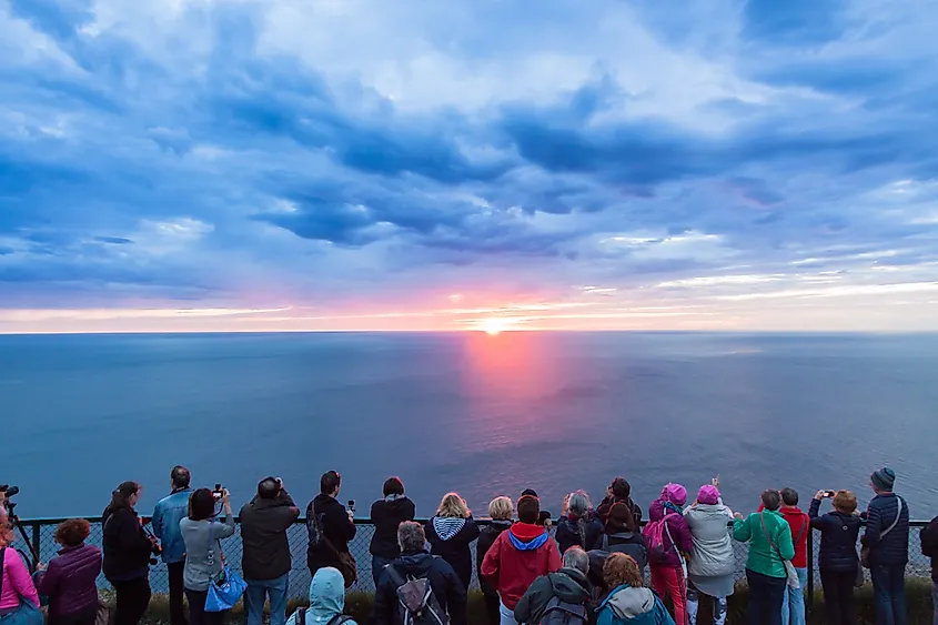 midnight sun in Norway