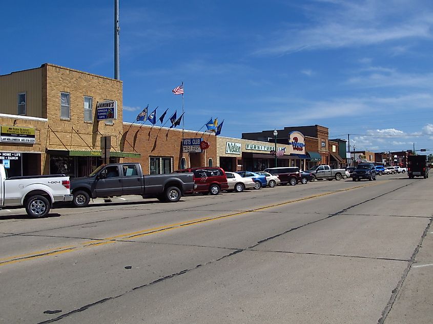 Downtown Valentine, Nebraska. 