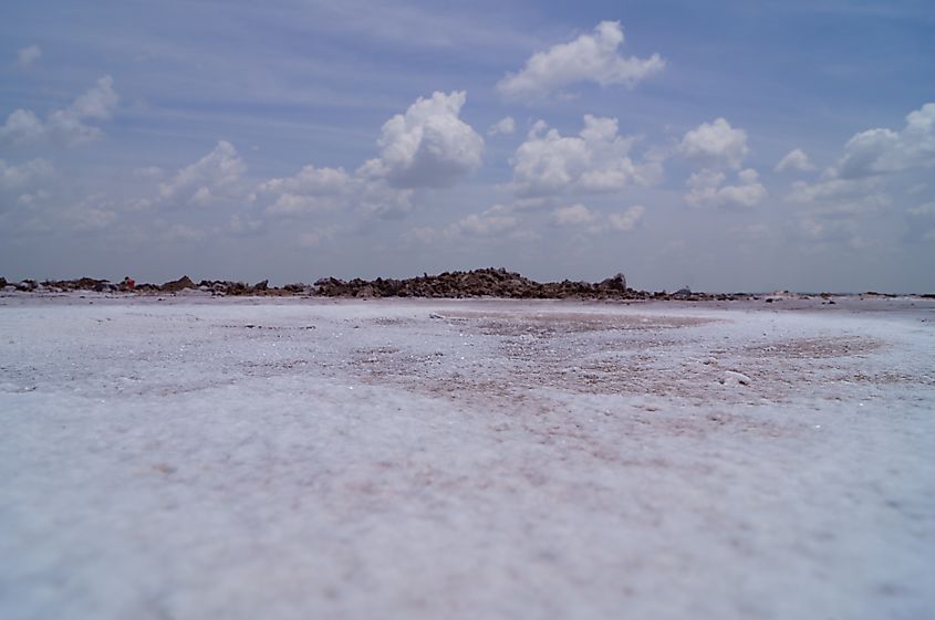 Great Salt Plains state park in northwest Oklahoma.