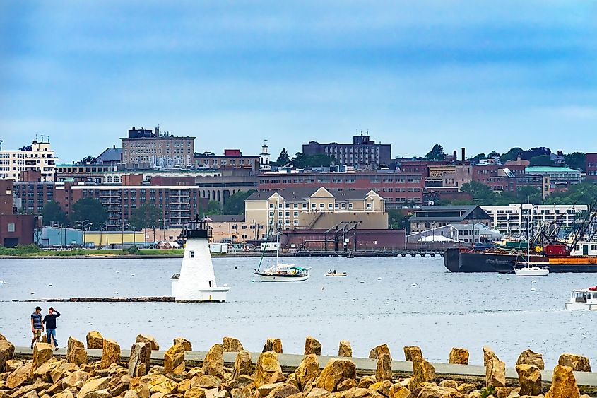 Waterfront view of New Bedford