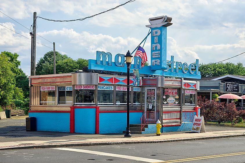 Main Street Diner in Plainville, Connecticut.