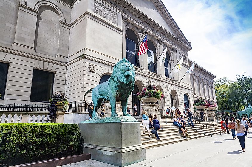 The Art Institute of Chicago has one of the world's most notable collections of Impressionist and Post-Impressionist art, via MaxyM / Shutterstock.com