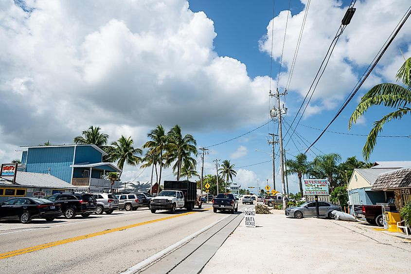 Street view in Matlacha, Florida