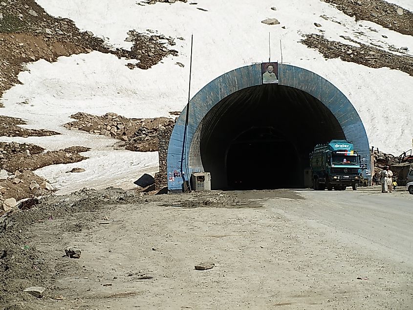 Entrance to Salang Pass, Afganistan