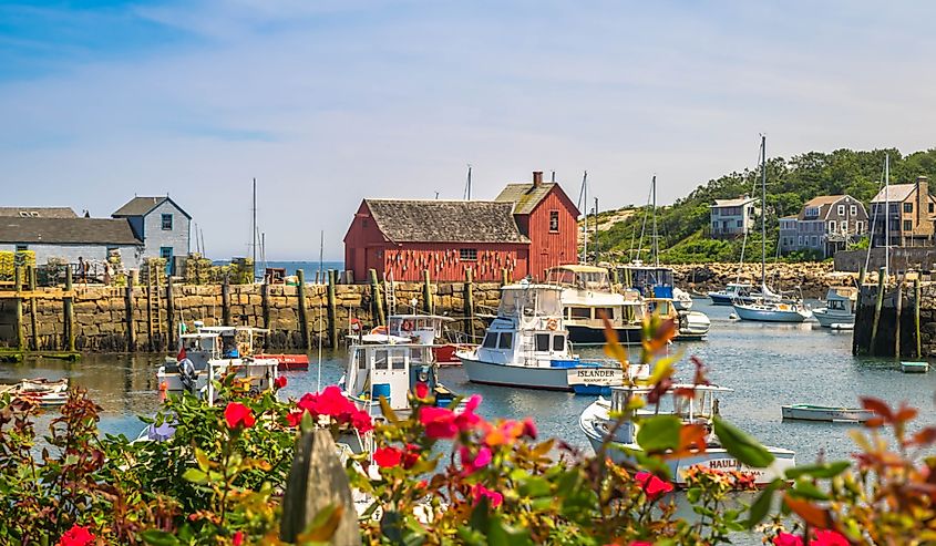 A feel of summer in Rockport harbor, Rockport, Massachusetts