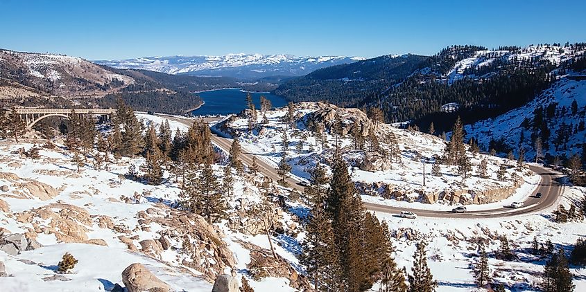 Donner Pass near Truckee.