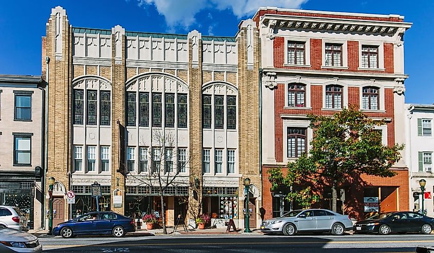 Downtown Carlisle, Pennsylvania.