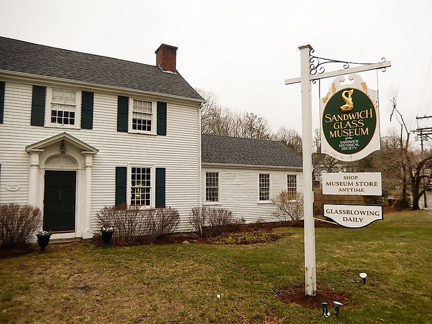 The Sandwich Glass Museum in Massachusetts.
