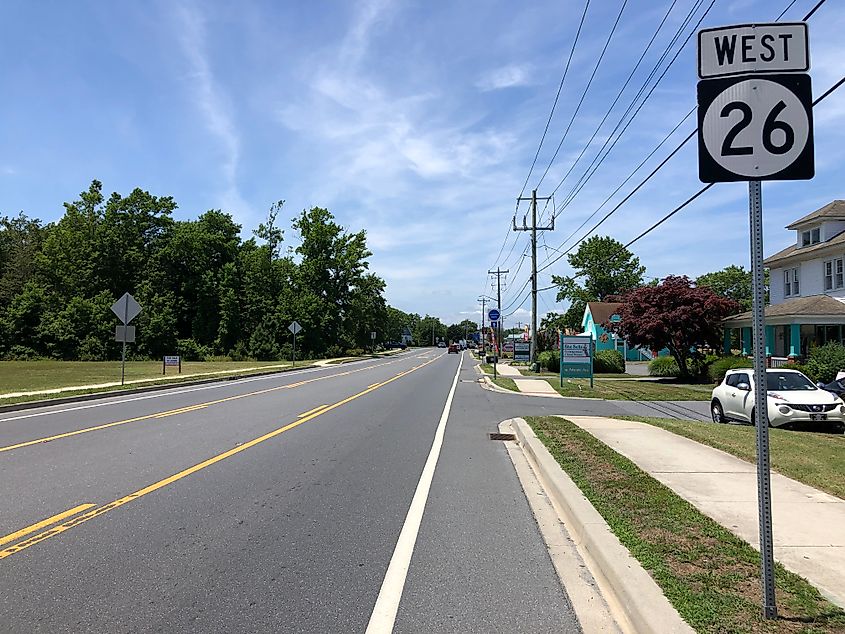 Westbound in Ocean View.