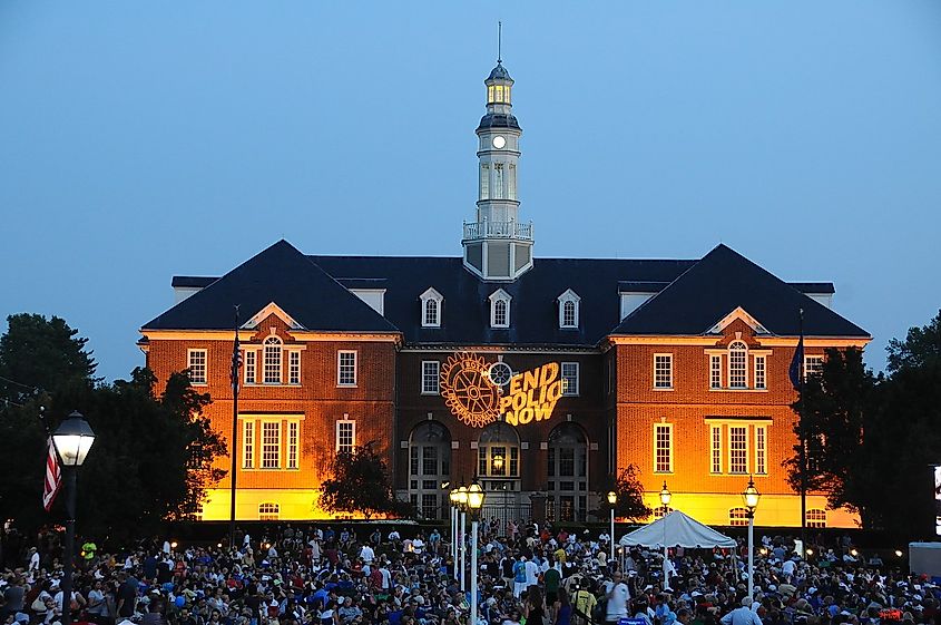 Fireworks at Carmel Festival, Indiana