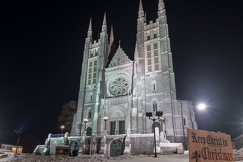 Basilica of Saints Peter and Paul in Lewiston, Maine.