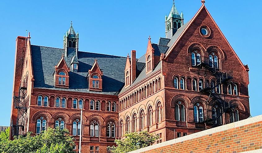 Williams Hall building at the University of Vermont