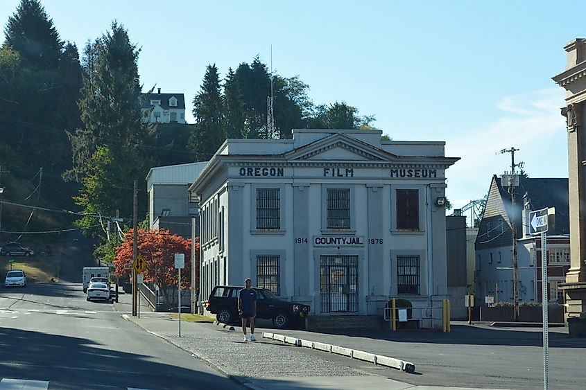 The Oregon Film Museum in Astoria, Oregon.